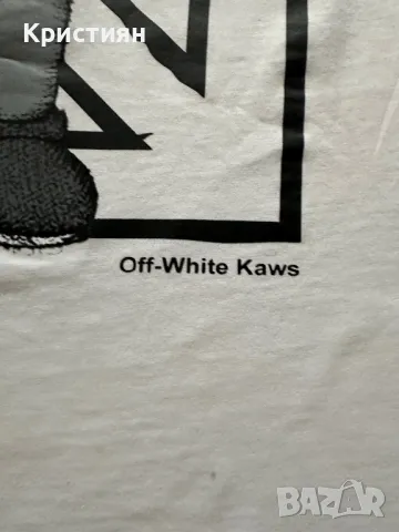 Тениска OFF-WHITE x KAWS ( L ), снимка 9 - Тениски - 47123147