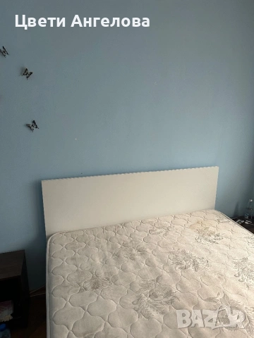 Спалня с матрак и топ матрак – много запазена 190/140, снимка 4 - Спални и легла - 53773060