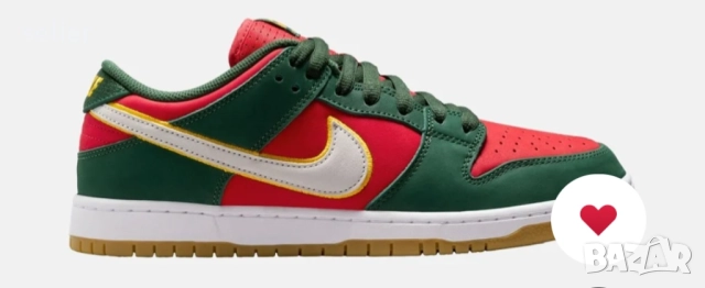 NIKE SB DUNK LOW PRO PRM -оригинални мъжки маратонки Нови,с кутията + два чифта нови връзки(жълти и 