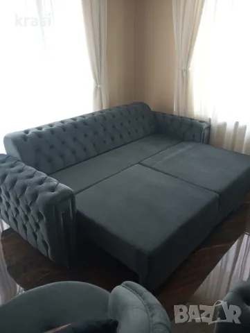Продавам холна гарнитура- дивани нова луксозна , снимка 5 - Дивани и мека мебел - 50052494