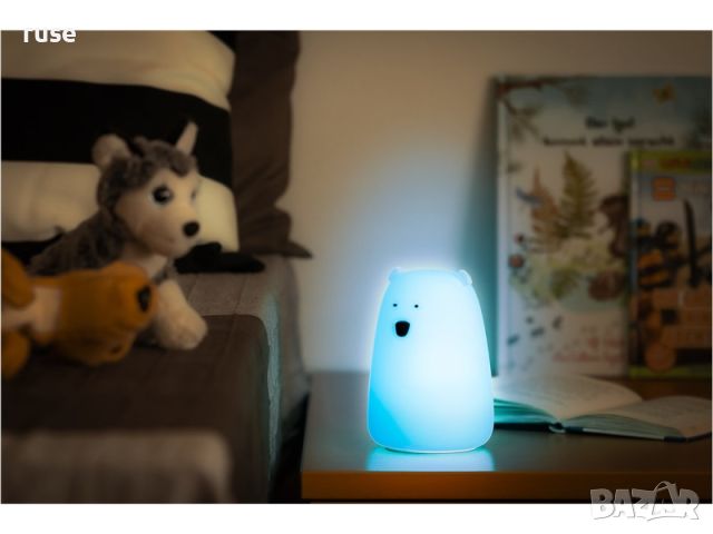 НОВИ! Детска нощна лампа / силиконова лампа / Goobay LED 3 модела, снимка 5 - Детски нощни лампи - 45080128