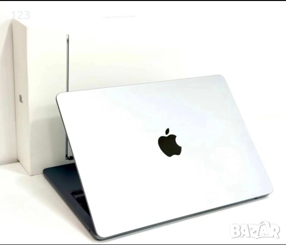 Като нов Macbook Air M2 13-inch 8RAM 256SSD Apple 100% батерия, снимка 2 - Лаптопи за работа - 53998941