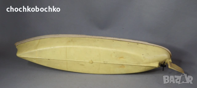 Стара Руска Пластмасова играчка модел лодка кораб 37 см, снимка 7 - Колекции - 53186414