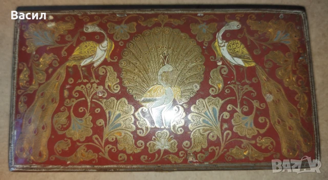 Стара бронзова кутия, снимка 5 - Антикварни и старинни предмети - 50893763