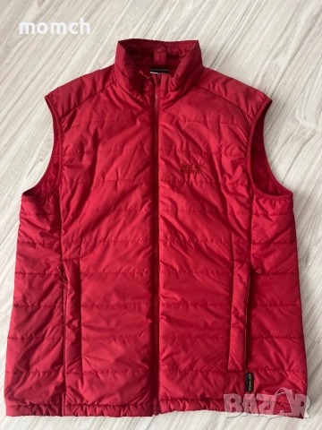 JACK WOLFSKIN-мъжки елек/грейка размер Л, снимка 3 - Спортни дрехи, екипи - 52396764