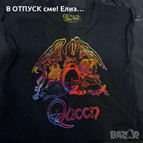  Тениска на групата Queen Фреди Меркюри Оригинален мърч тениска дамска, снимка 2 - Тениски - 51501088