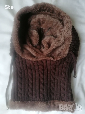 Нова шапка и шал с връзки