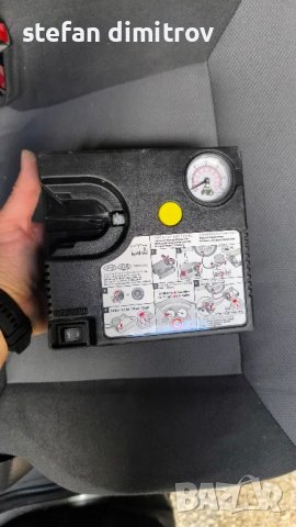 Компресор за помпане на гуми с букса за автомобилна запалка ., снимка 2 - Аксесоари и консумативи - 50340750