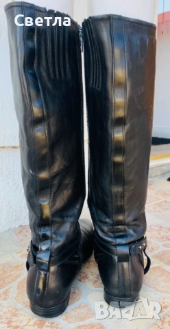 Обувки-Ботуши Tommy Hilfiger и Pikolinos, естествена кожа, шити, № 41, снимка 4 - Дамски ботуши - 23694059