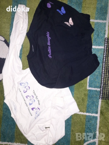 2 блузи с пеперуди 