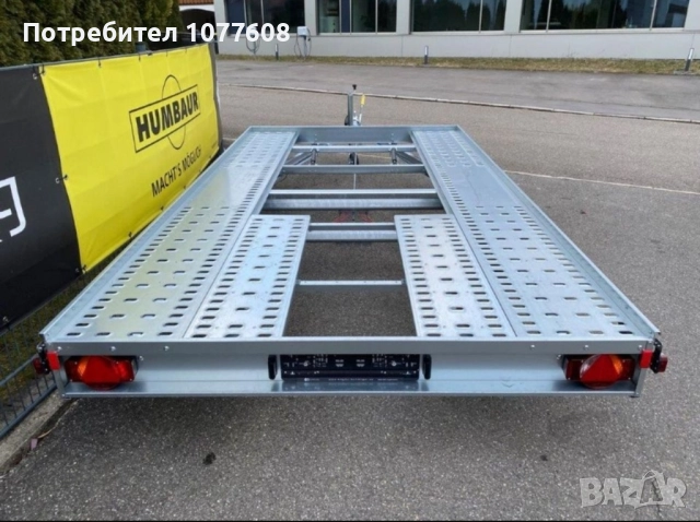 Ремарке/Платформа EDUARD 2700кг в комплект с пътеки, снимка 10 - Ремаркета - 51890328