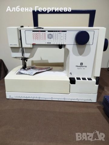 Шевна машина HUSGVARNA OPTIMA 150 - SWEDEN, снимка 4 - Шевни машини - 52582757