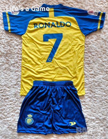 ПОСЛЕДНА БРОЙКА!! Детско - юношески футболен екип Ал Насър Роналдо Al Nassr Ronaldo , снимка 2 - Детски комплекти - 45430539