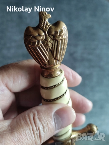 Немски офицерски кинжал  Kriegsmarine от WW2, снимка 14 - Антикварни и старинни предмети - 52433061