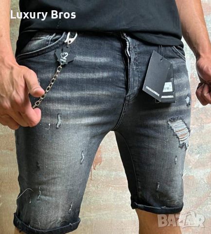 Мъжки къси дънки Dsquared, снимка 2 - Къси панталони - 45667892