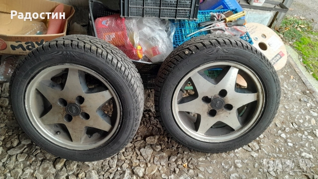 4 бр. зимни гуми 195 50 15 с лети джанти