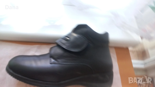Дамски зимни естествена кожа обувки 