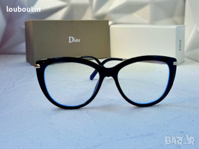 Dior диамант очила за компютър диоптрични рамки.прозрачни слънчеви, снимка 4 - Слънчеви и диоптрични очила - 45242446