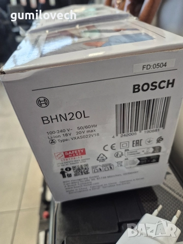 Ръчна прахосмукачка BOSCH Move Lithium 20 V max, снимка 3 - Прахосмукачки - 52647272