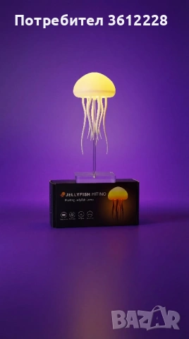 Лед Лампа медуза, снимка 2 - Лед осветление - 53467198