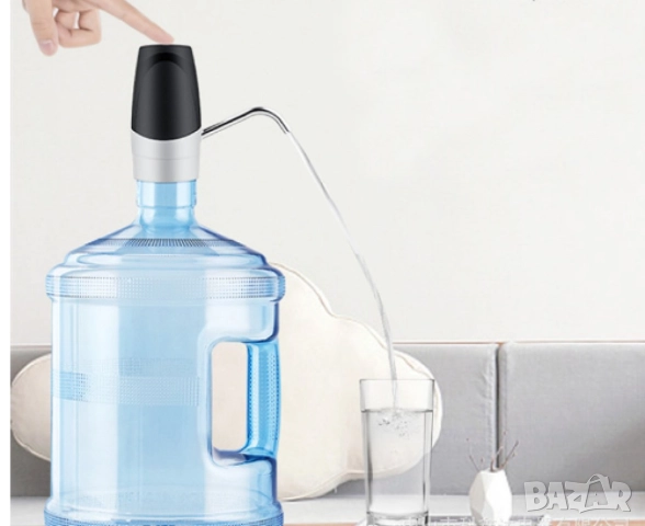 Помпа за вода акумулаторна Rosberg , с USB, Бяло с черно, снимка 2 - Други стоки за дома - 52055557