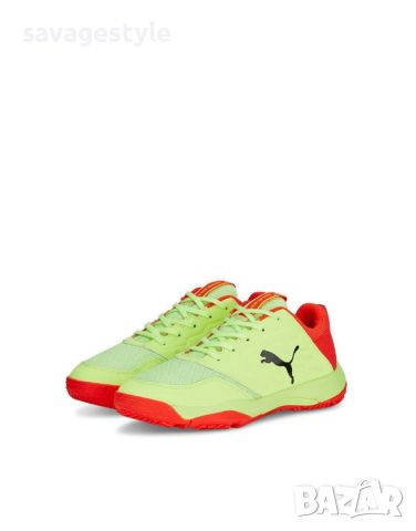 Детски маратонки PUMA Accelerate Turbo II Handball Shoes Yellow/Orange, снимка 3 - Детски маратонки - 46467098