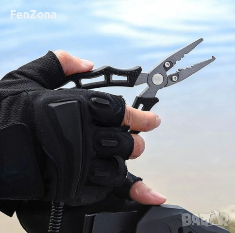 Метални рибарски клещи за халки, рязане на влакно - многофункционални, снимка 3 - Екипировка - 54101314