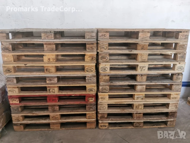 Евро палети , снимка 2 - Друго търговско оборудване - 51253815