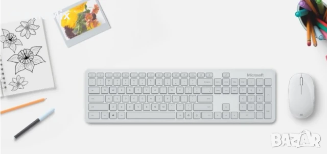 Клавиатура с мишка Microsoft QHG-00036 Keyboard Bluetooth мишка с клавиатура безжични 