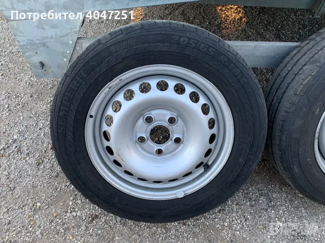 Оригинални джанти 16” 5x120+ГУМИ 205/65/16 за Vw Transporter,T5,Т6,T7, снимка 4 - Гуми и джанти - 47777133