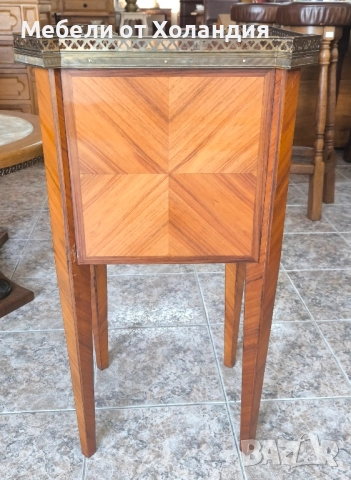 шкафче Луи 16-ти с интарзия, снимка 8 - Шкафове - 52524490