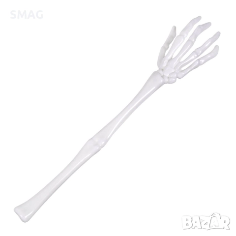 Halloween / Хелоуин реалистична ръка на скелет – декорация 33см_1217539