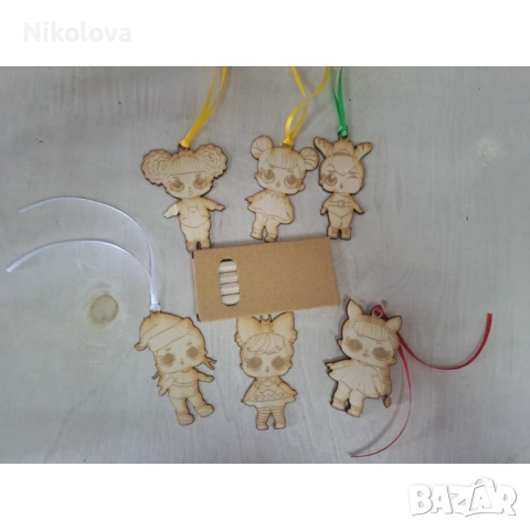 Сет от коледни фигурки за оцветяване + цветни моливи – любими герои на децата!, снимка 2 - Фигурки - 52277653