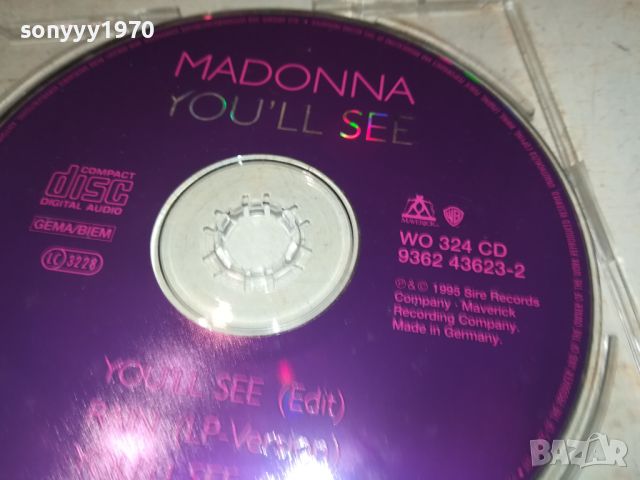 MADONNA CD-ВНОС GERMANY 0807241509, снимка 2 - CD дискове - 46512116