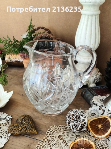 Кристална кана, снимка 8 - Сервизи - 52632664