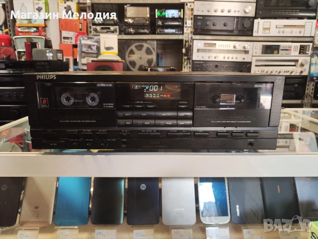 Касетен дек Philips FC670 Отлично техническо състояние, добър външен вид.