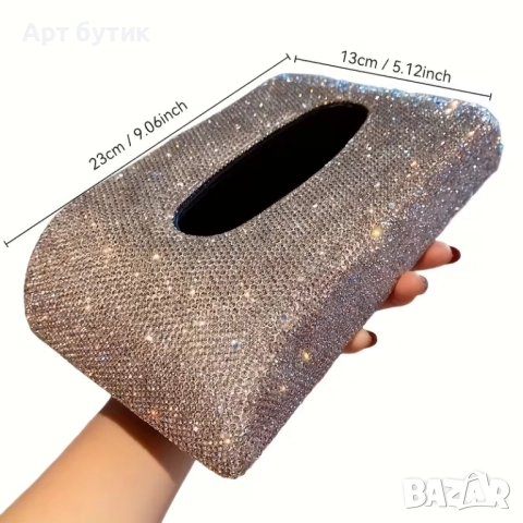 Луксозни салфетници с кристали за сватбени зали, снимка 3 - Декорация - 52573405