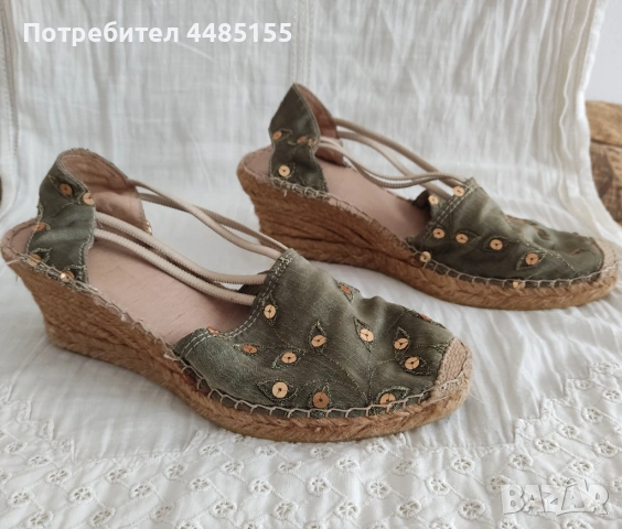 Сандали - еспадрили 38ми номер, снимка 3 - Сандали - 53885805