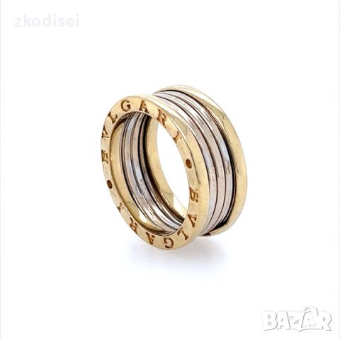 Златен мъжки пръстен Bulgari 10,50гр. размер:62 14кр. проба:585 модел:25227-1, снимка 1 - Пръстени - 46614542