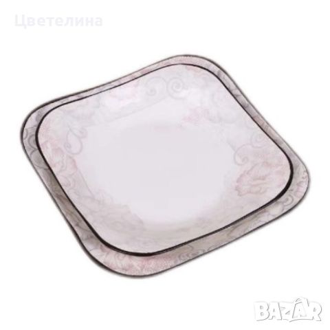 Елегантна керамична чиния, снимка 2 - Сервизи - 46405999