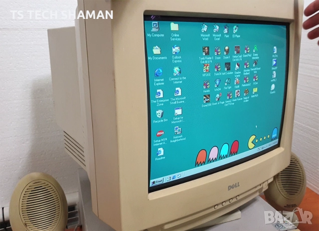 ⭐Ретро монитор DELL Model D1028L 17 инча - 1998 година⭐