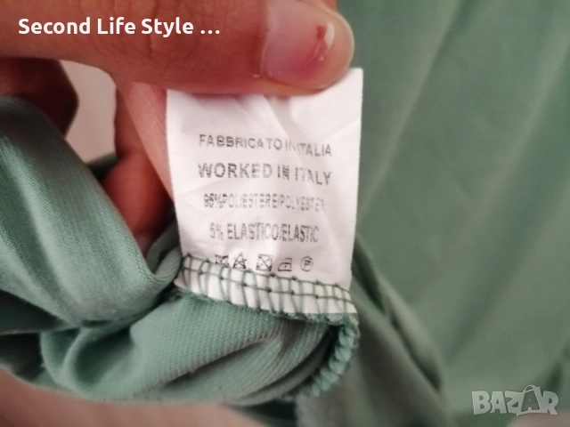 Италианска дълга елегантна дамска рокля по тялото р-р M, снимка 14 - Рокли - 54222000