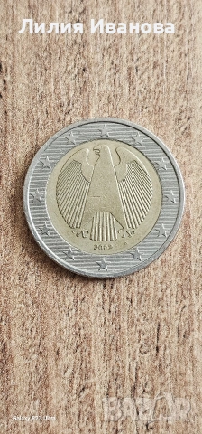 Две евро 2002г серия А нецентрирана , снимка 3 - Нумизматика и бонистика - 54300606