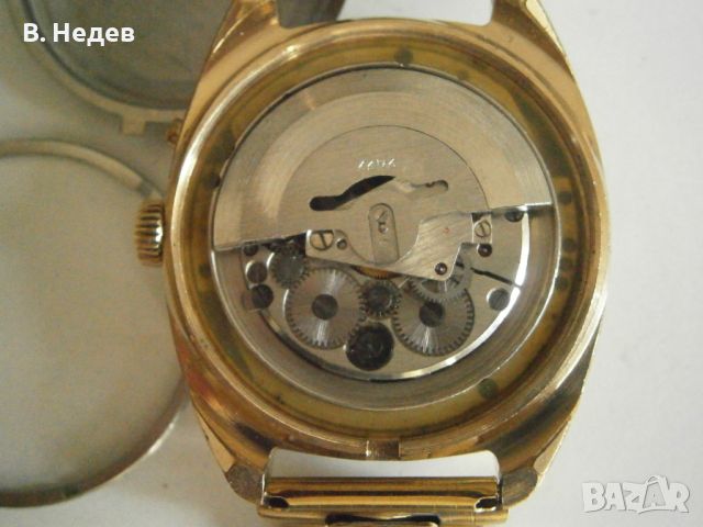 SLAVA, automatic, cal. 2427, made in USSR, case 37mm, TOP!, снимка 10 - Мъжки - 46493510