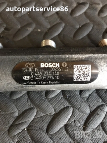 Рейка за гориво Bosch за KIA Sportage 2.0 CRDi (2004-2009) 0445214140, 31400-27410, снимка 3 - Части - 53335813