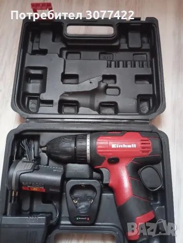 Продавам винтоверт Einhell th-cd 12-2 li, снимка 4 - Винтоверти - 48195707