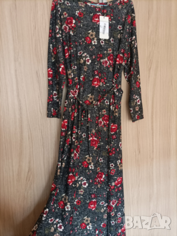 Нова макси флорална рокля , снимка 3 - Рокли - 44956186