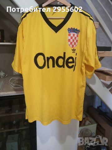 Retro Adidas Хърватска футболна тениска XL, снимка 1 - Футбол - 46472746