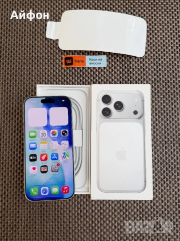 НОВ! *ЛИЗИНГ* iPhone 17 Pro 256Gb Silver / Гаранция, снимка 2 - Apple iPhone - 53165639