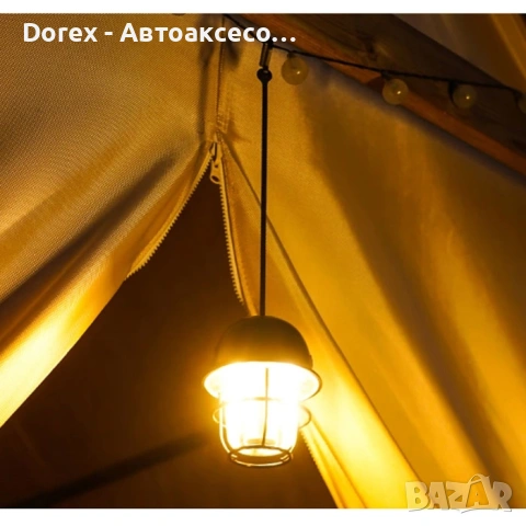 Лампа за къмпинг LY14/186 12V с кабел за зареждане, снимка 3 - Къмпинг осветление - 53645745